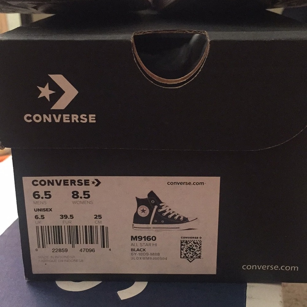 Women’s Black Converse High Tops